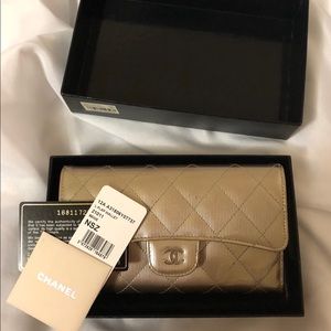 Authentic CHANEL L-flap Wallet